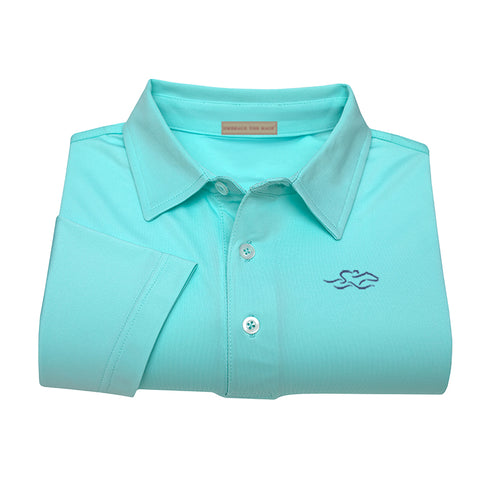 Silky Smooth Eco Polo - Aqua