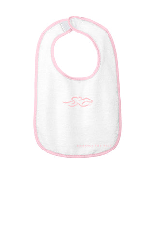 EMBRACE THE RACE® Baby Bib-Pink