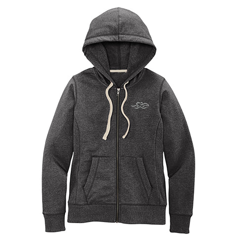 Cozy Re Fleece Full Zip Hoodie-Charcoal