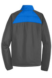 Hybrid Soft Shell Jacket - Charcoal with Royal