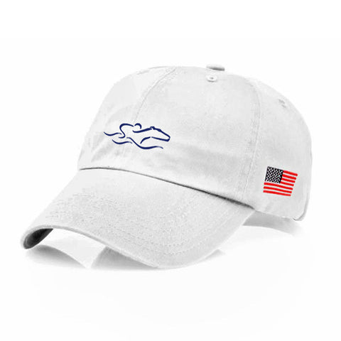EMBRACE THE RACE® Proud American Hat - White