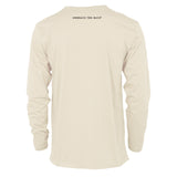 Pigment Dyed Long Sleeve Cotton Jersey T Shirt - Vintage White