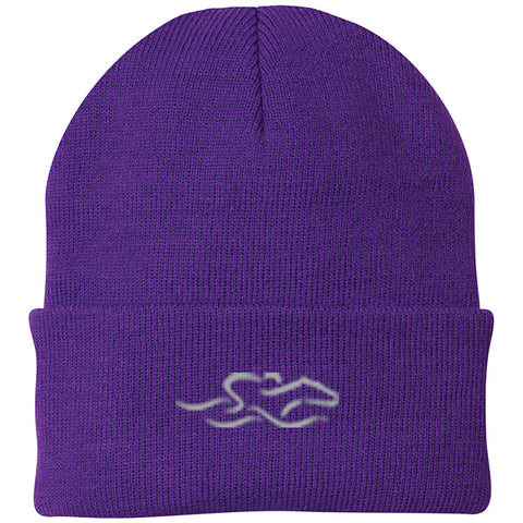 EMBRACE THE RACE® Cuffed Beanie Hat - Purple